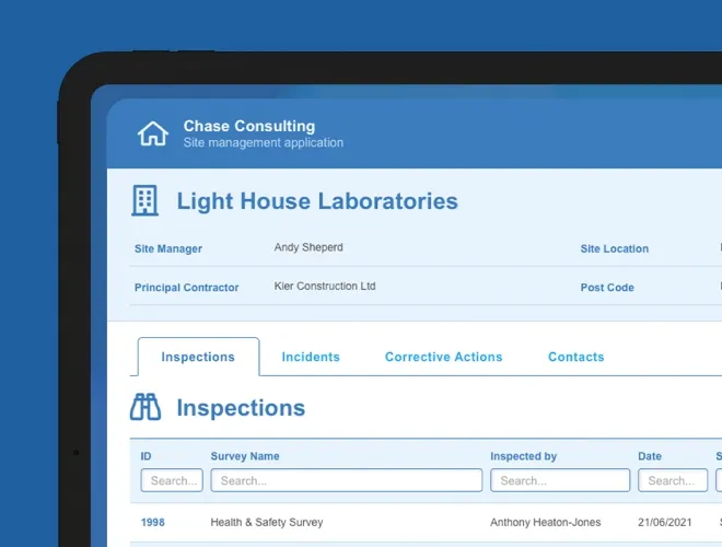 Single quarter-shot of a desktop website screen showcasing a dashboard